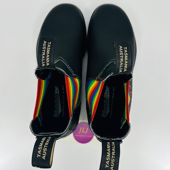Blundstone 2105 Rainbow Black Leather Chelsea Boots Size 4.5 UK/ 7.5 US Women's - Picture 8 of 11
